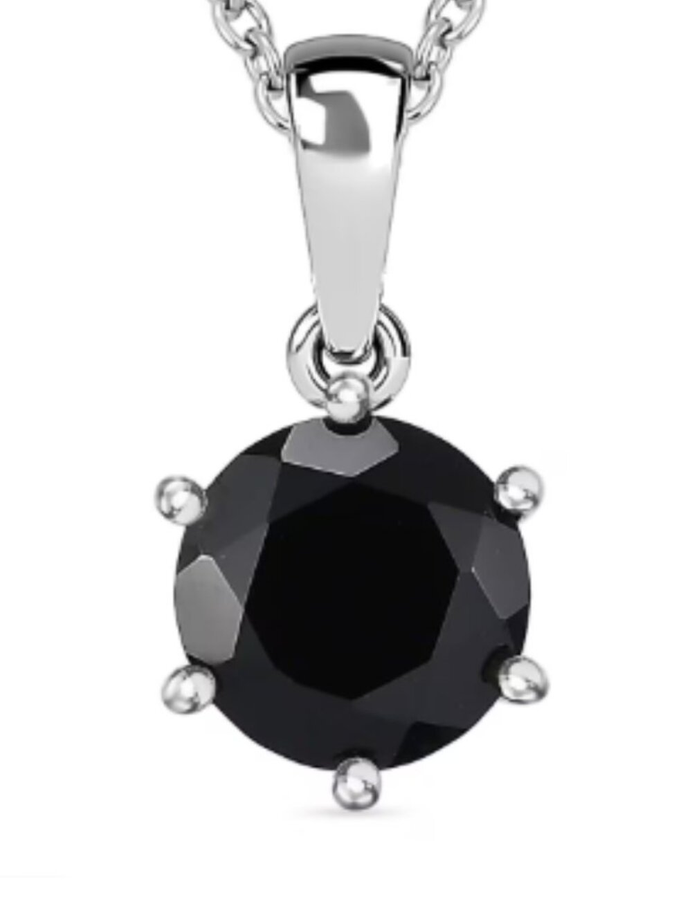 Thai Black Spinel Pendant/Necklace